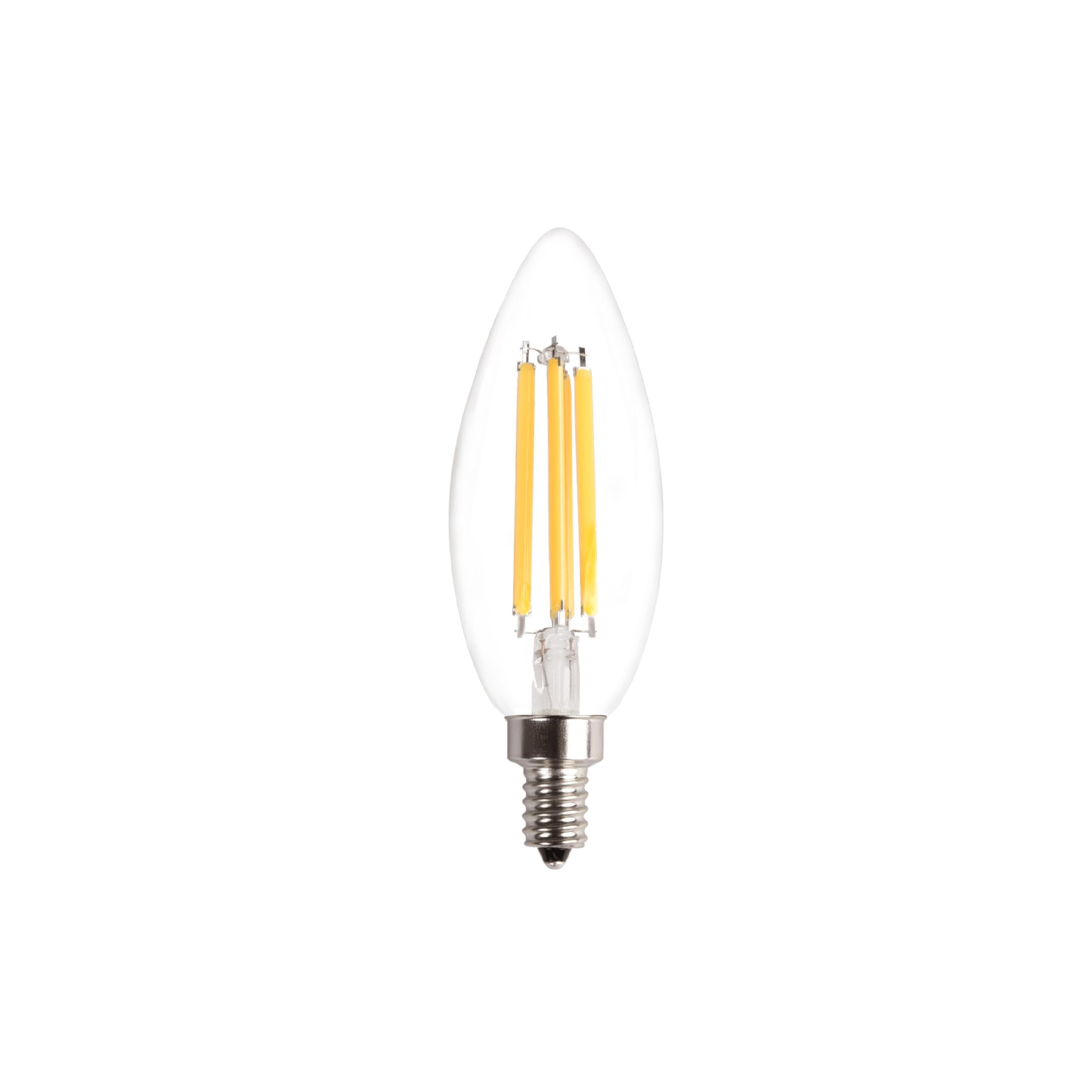 Goodlite C32 Led Chandelier Bulb, Torpedo Tip, 8W (100W Equal), Dimmable, 1050 Lumens, Neutral White 3500K, 15K Hrs, Eco-Friendl