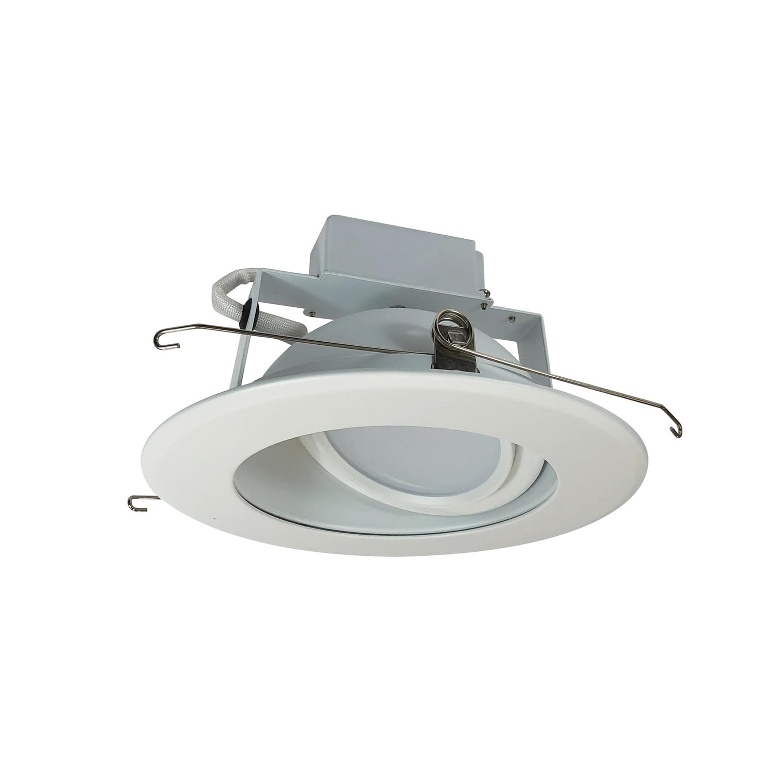 Nora Lighting Nlcbc-66927Xmpw Nora Lighting Nlcbc-66927X 6'' Cobalt Adjustable Led Round Reflector Retrofit, 1000Lm / 14W, 2700K