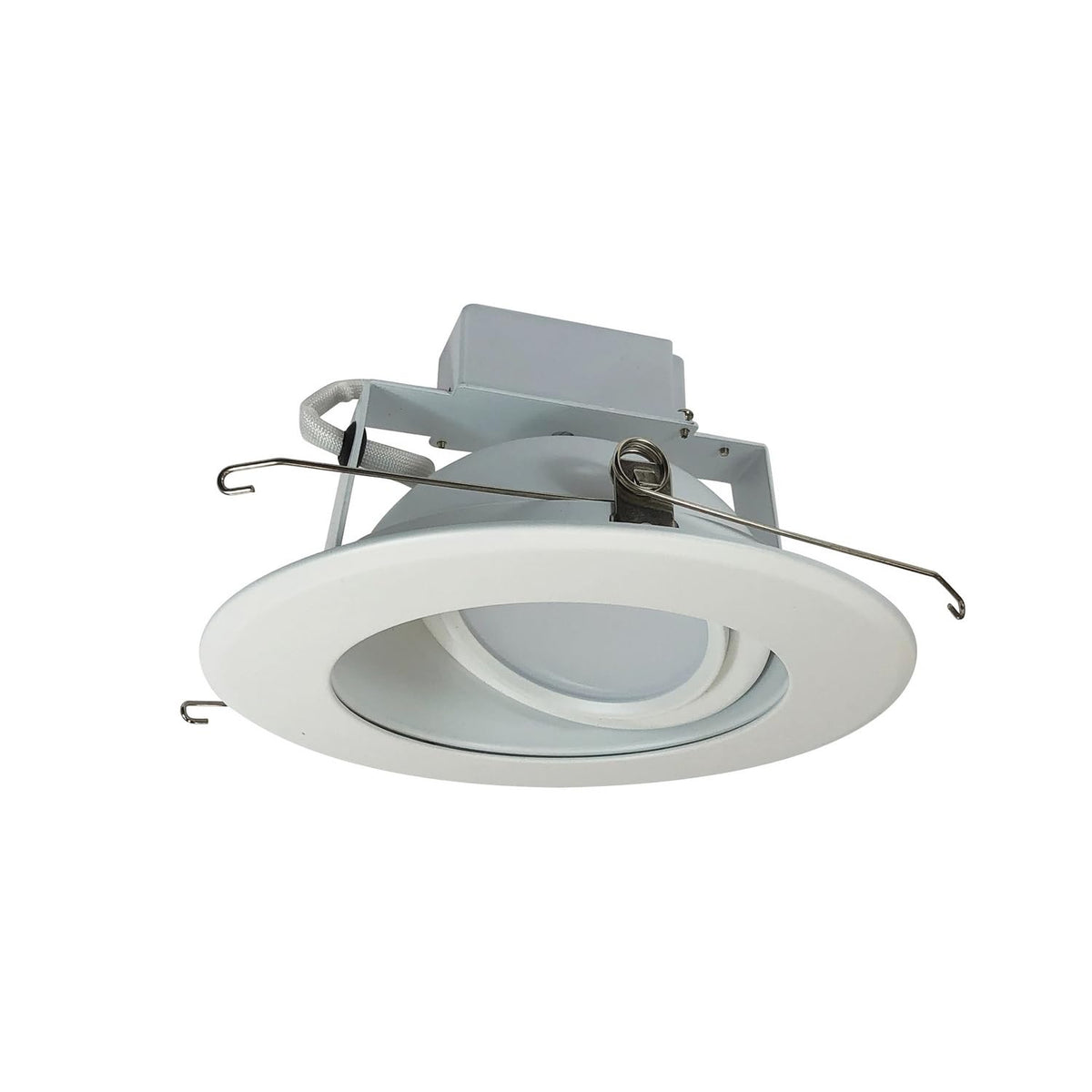 Nora Lighting Nlcbc-66927Xmpw Nora Lighting Nlcbc-66927X 6'' Cobalt Adjustable Led Round Reflector Retrofit, 1000Lm / 14W, 2700K