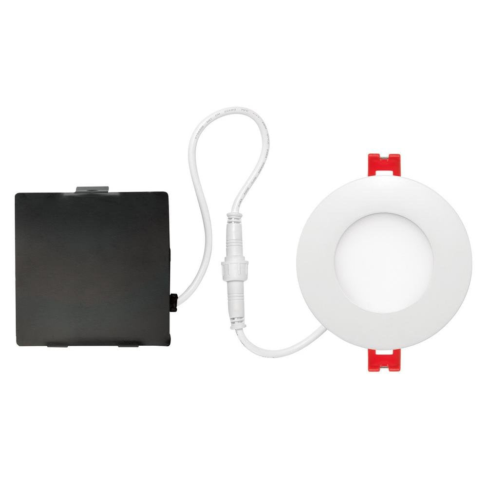 Globe Electric 91205 3&quot; White Integrated Recessed Kit