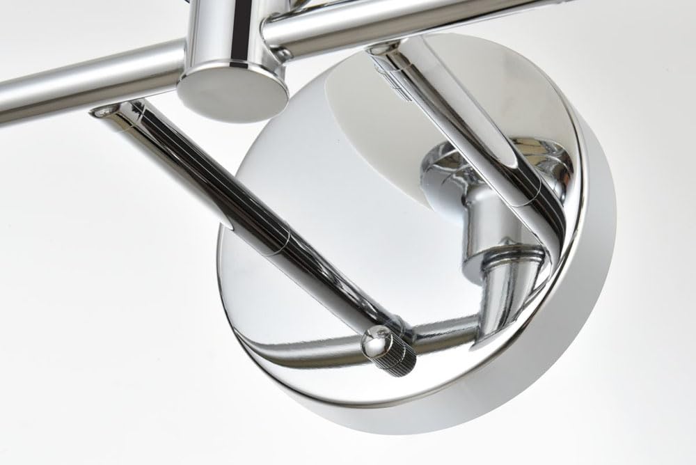 Living District Cordelia 5-Light Iron/Glass Bath Sconce in Brass/Frosted White