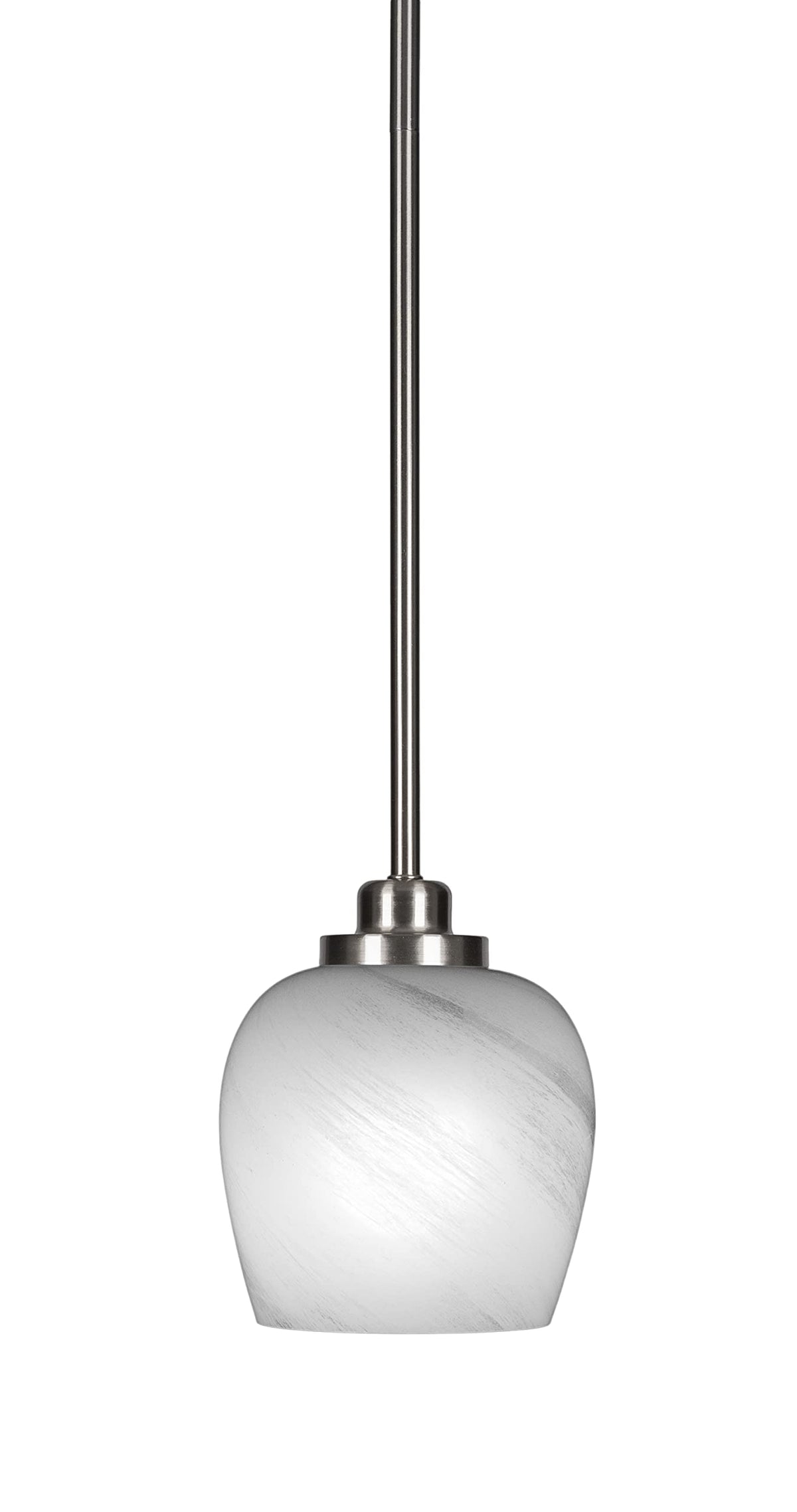 Odyssey 1 Light Mini Pendant in Brushed Nickel (2601-BN-4811)