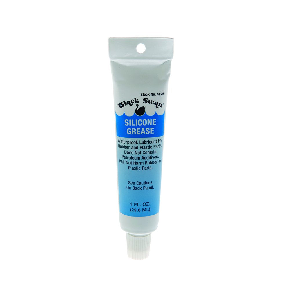 Black Swan Silicone Grease, SGTU Model, Lithium Material, 1 oz, Clear