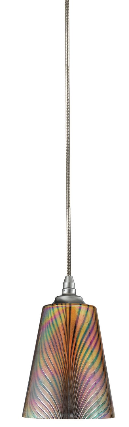 Cal Lighting Up-997/6-Bs Transitional One Light Pendant From Line Voltage Uni Pack Pendants Collection In Pewter, Nickel, Silver