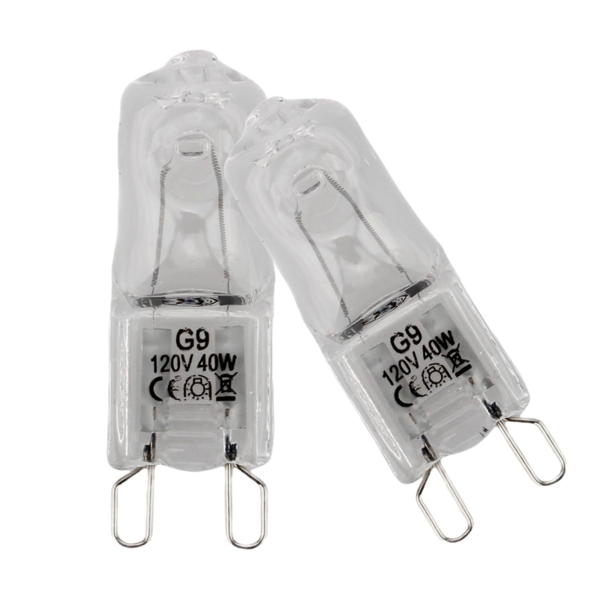 (2 Pcs) Wb25T10102 Lamp Halogen Bulb G9 Fits For Ge Electrolux Kenmore Range/Stove/Oven Light Bulb -Replace 318946400 3025992 Wb