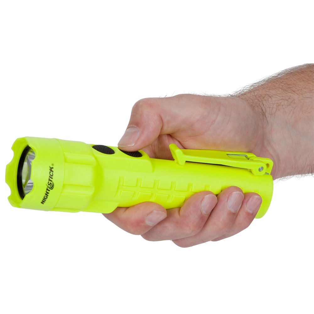 Nightstick Dual-Light Flashlight XPP-5422G, Medium, High Visibility Green, Polymer, Intrinsically Safe