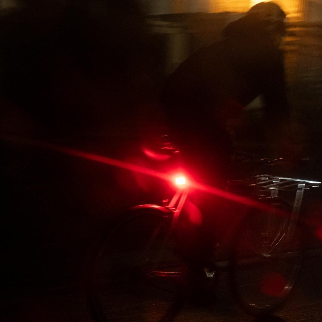 Knog Blinder Rear Bike Light - 100 Lumen Usb Rechargeable Bike Tail Light – Waterproof Rear Light, 8 Modes, Fits 22-32Mm Handlebars, 450M Visibility - Grid Design