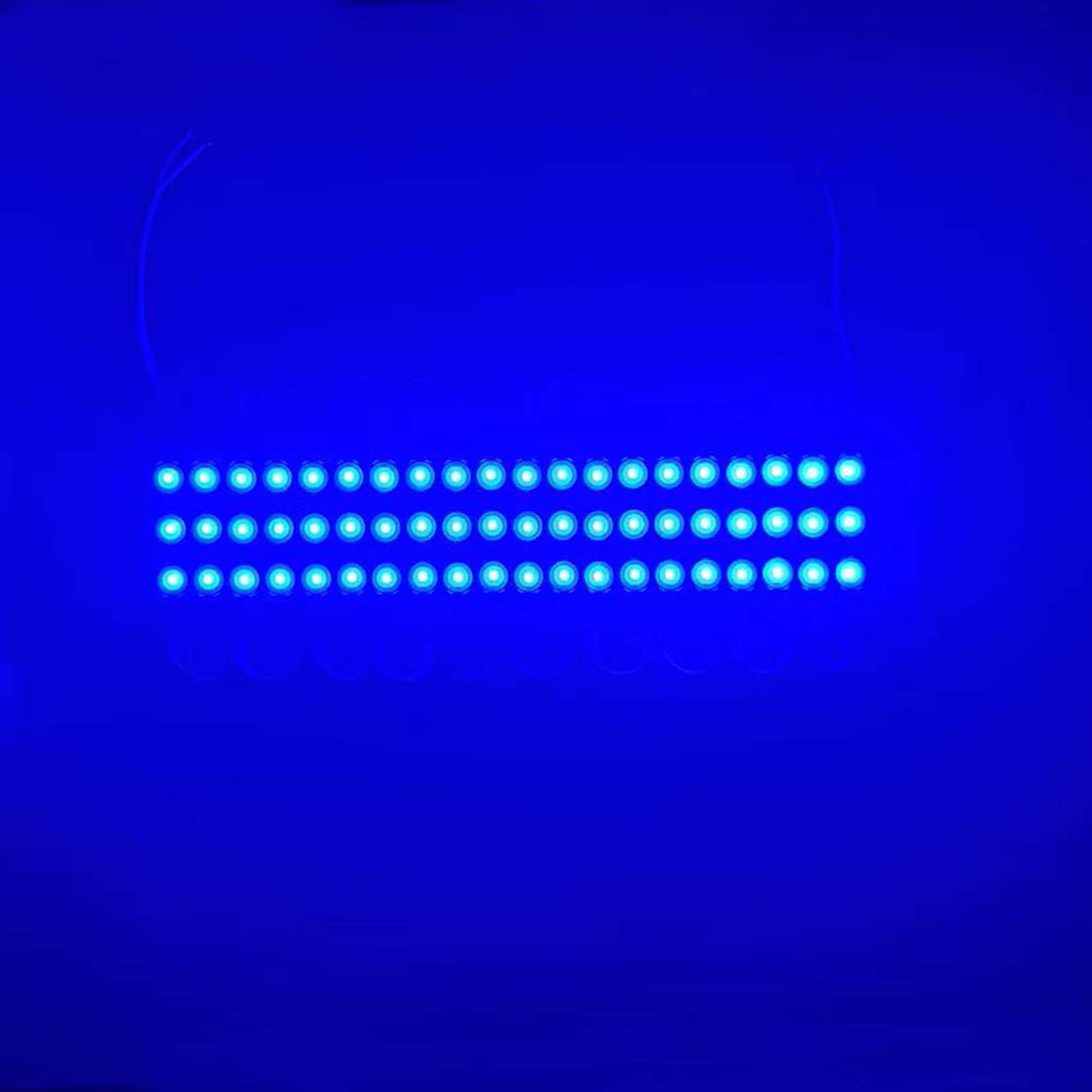 20 Pcs Blue Led Module, 12V Super Bright 2835 3 Led Module Waterproof Decorative Light For Advertising Letter Sign. (20, Blue)