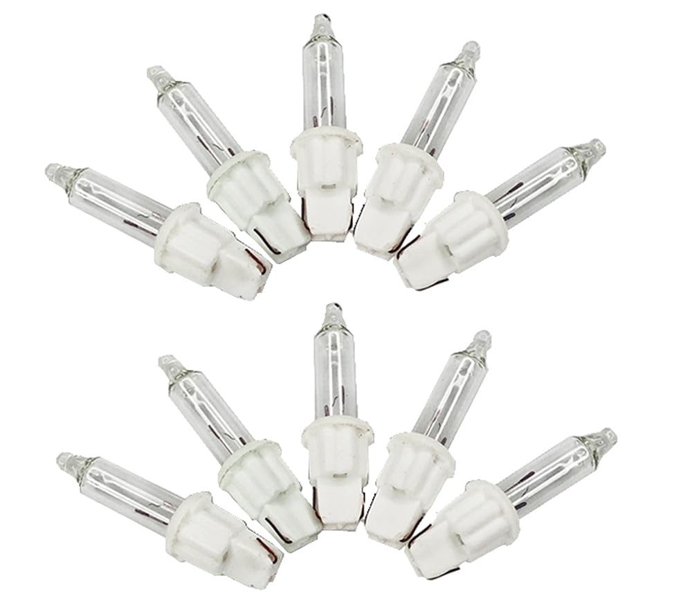 ShuoHui Replacement Bulb for Mini Fairy Lights, 5 V, 0.14 A, 0.7 W, Blister Pack, Plug-In Socket, Warm White, 6 mm Base DIY (20)
