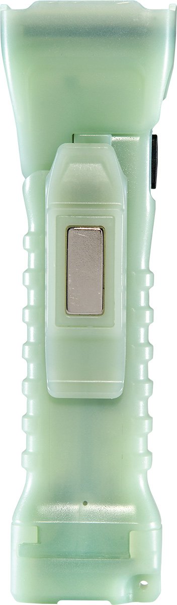 Pelican 3410 Right Angle LED Flashlight, Magnetic Clip, One Size, Photo Luminescent Body, Model 034100-0301-247