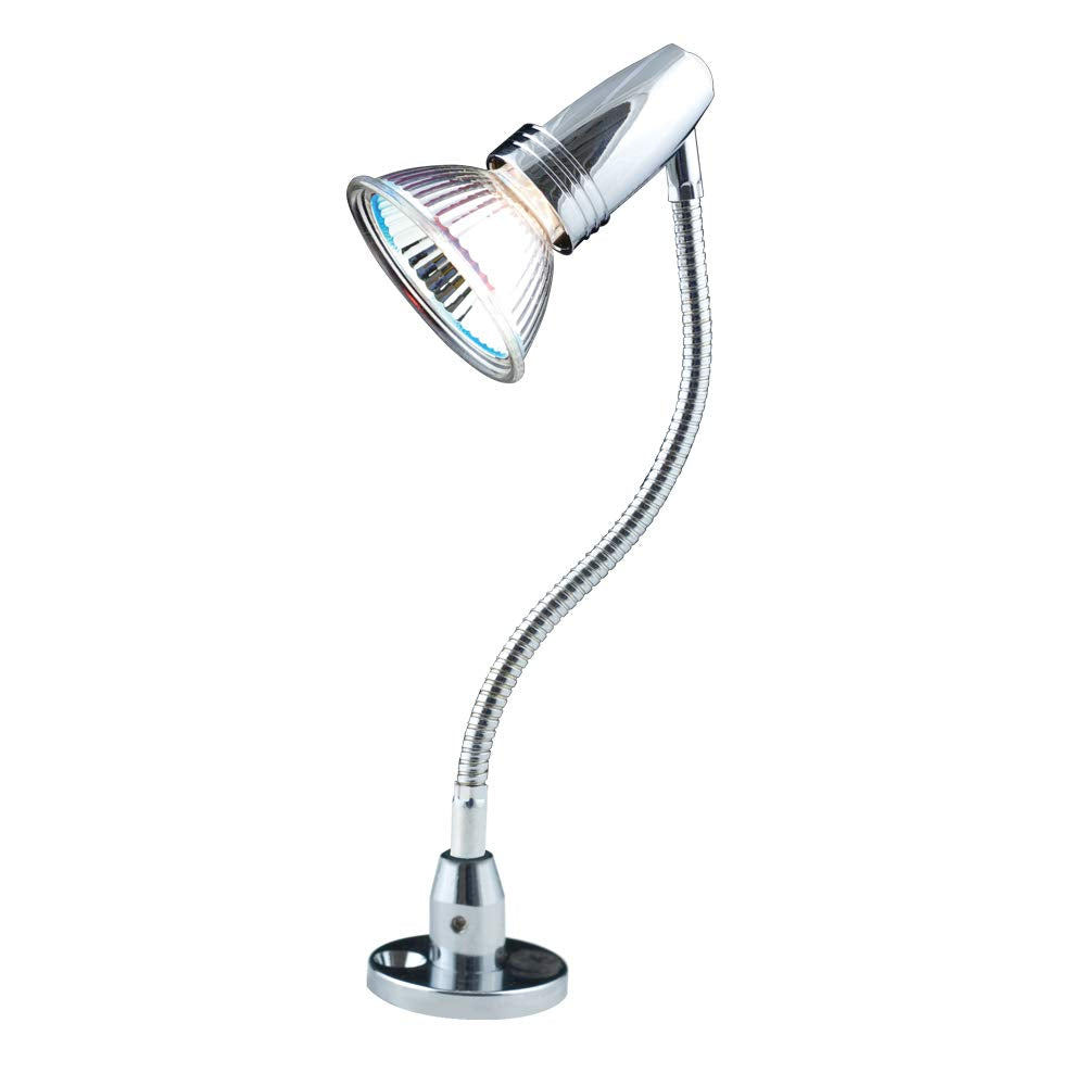 Jesco Lighting SP101-G06-CH Vivian - One Light Adjustable Spot with Gooseneck Stem, Chrome Finish