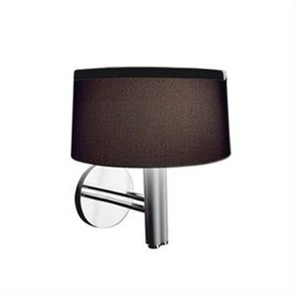 Jesco Lighting Ws618B Leila Series 618 1-Light Wall Lamp, Black