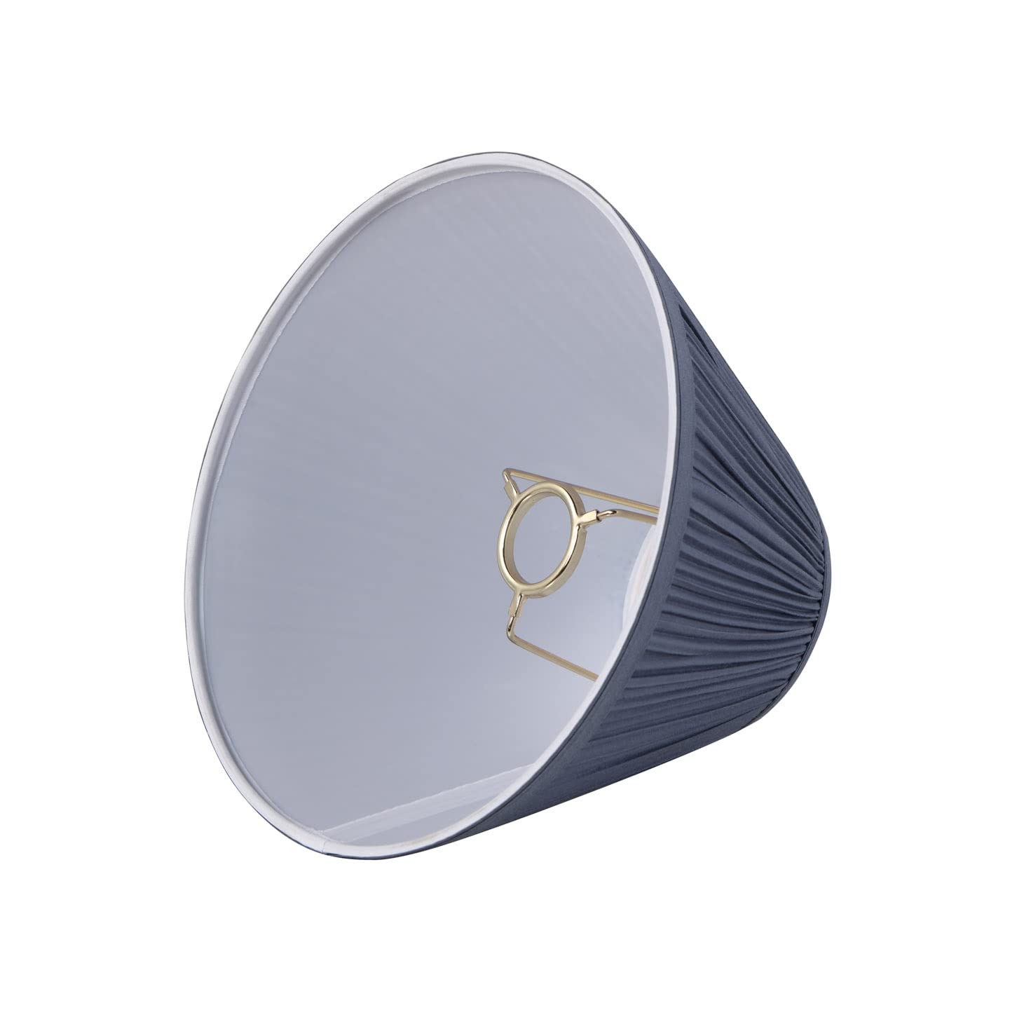 Aspen Creative 59175, Empire Uno Lamp Shade, Dark Blue, 4&quot; Top X 10&quot; Bottom X 7&quot; Slant Height, Slip Uno 33Mm