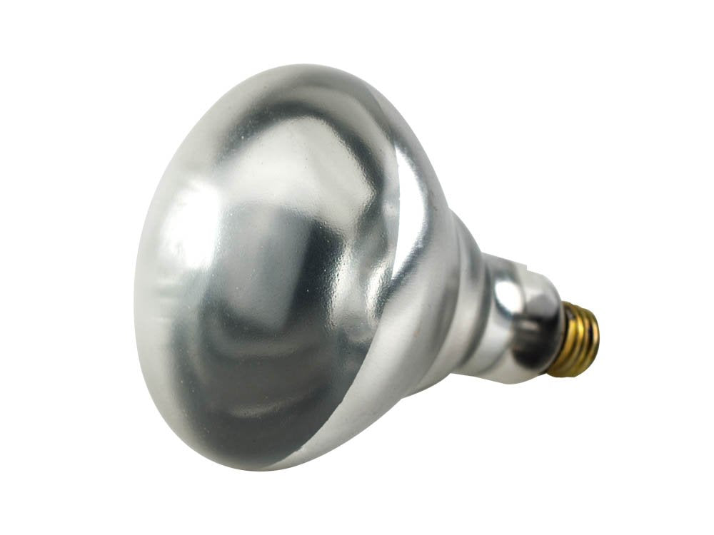 Bulbrite 250W BR40 Heat Lamp, Safety Coated, Warm White, Model 739698714752