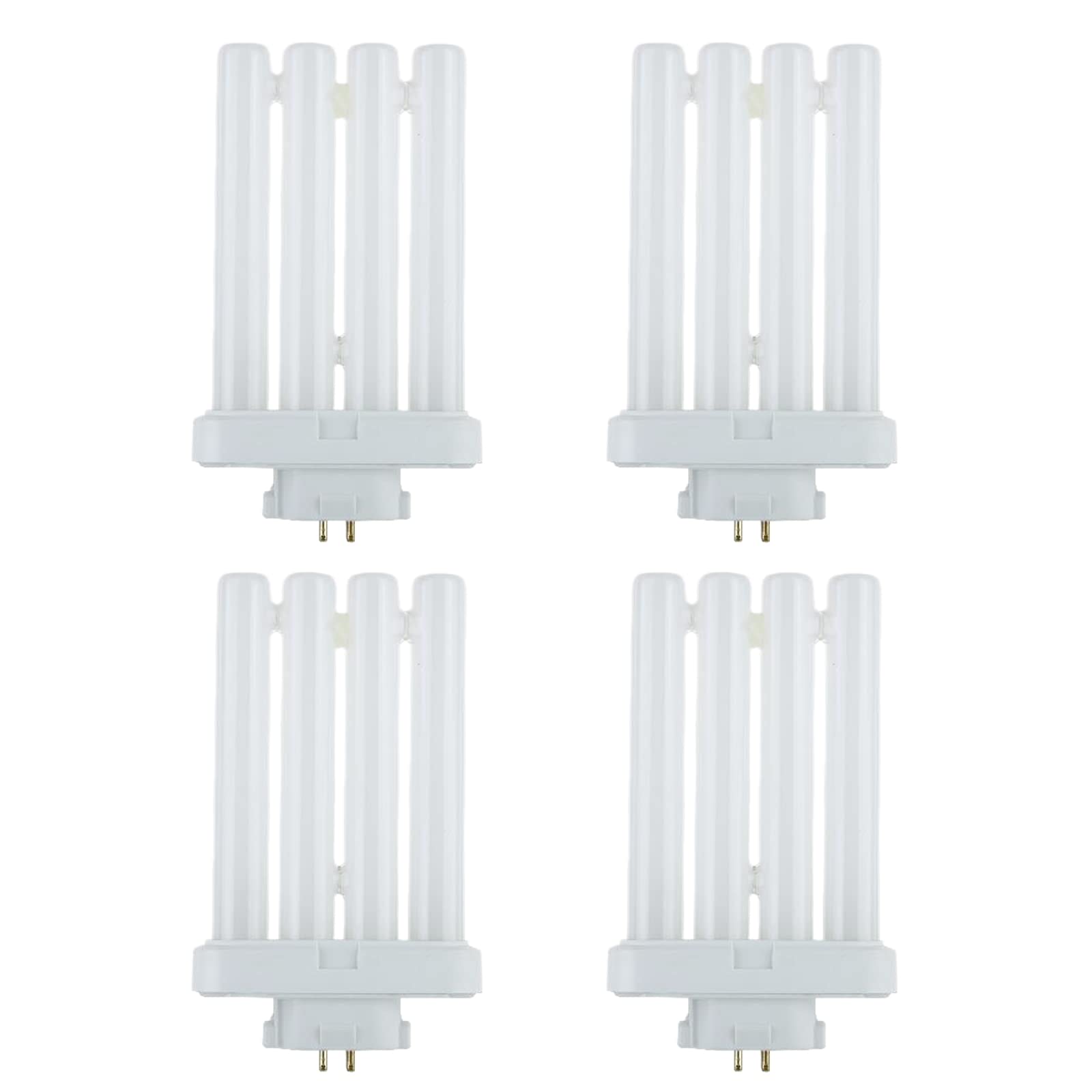 Ciata 4-Pin CFL Bulbs, 27W, 1500 Lumens, 6500K Daylight, GX10Q-4 Base, 4 Count Pack