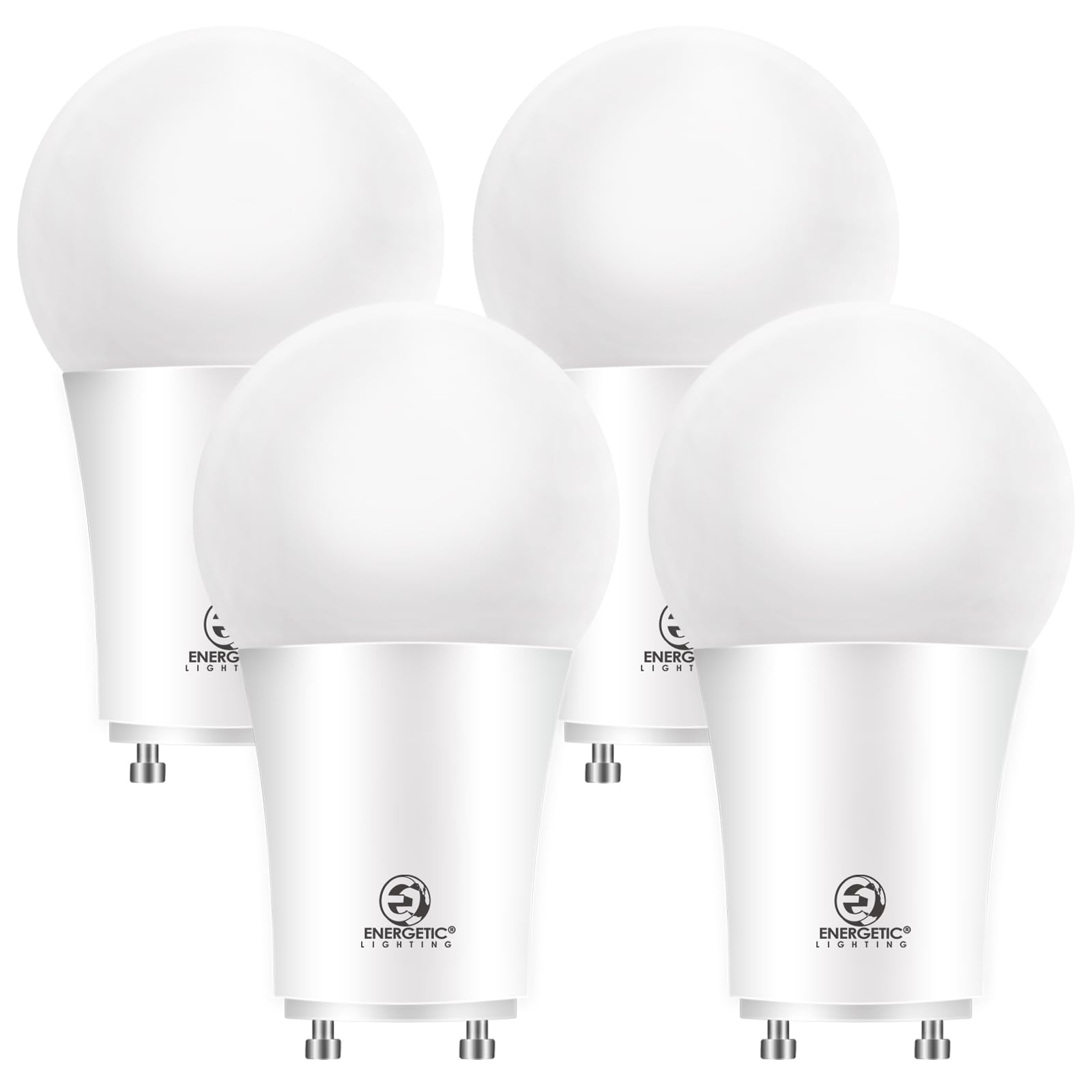 Energetic Led Gu24 Light Bulb, A19 Shape 100 Watt Equivalent (11W), 3000K Warm White, 1400 Lumens High Output, Non-Dimmable, 2 P