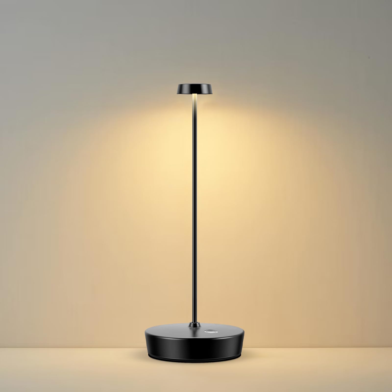 Sikevht Cordless Led Table Lamp - Rechargeable, Dimmable, Metal, Portable For Indoor/Outdoor Use