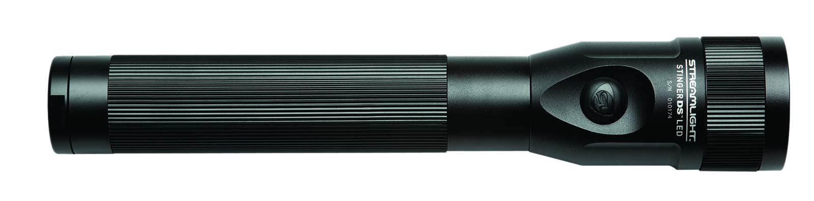 Streamlight 75812 Stinger Ds 425-Lumen Led Bright Rechargeable Flashlight With Dual Switches And Dc Steady Charger, Black