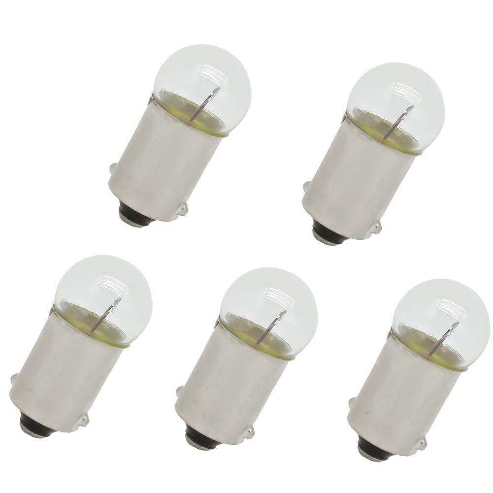 Motoparty 6V 3W 6 Volt 3 Watt Speedo Speedometer Light Bulb 5 Pk For Honda Ct110 Ct125 Ct70 Ct90 Ca95 Mr175 Mr250 Mt125 Mt250 Ct Ca Mr Mt 250 175 125 110 90 75 70,Miniature Light Bulb (5 Pcs)