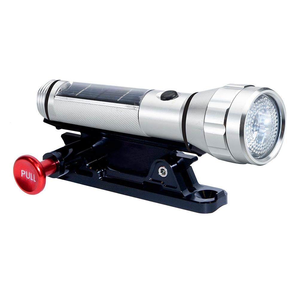 DV8 Offroad D-Light-MNT-DOR Quick Release Flashlight Mount - Billet Aluminum, Black, 2-Piece Design, Anodized Finish