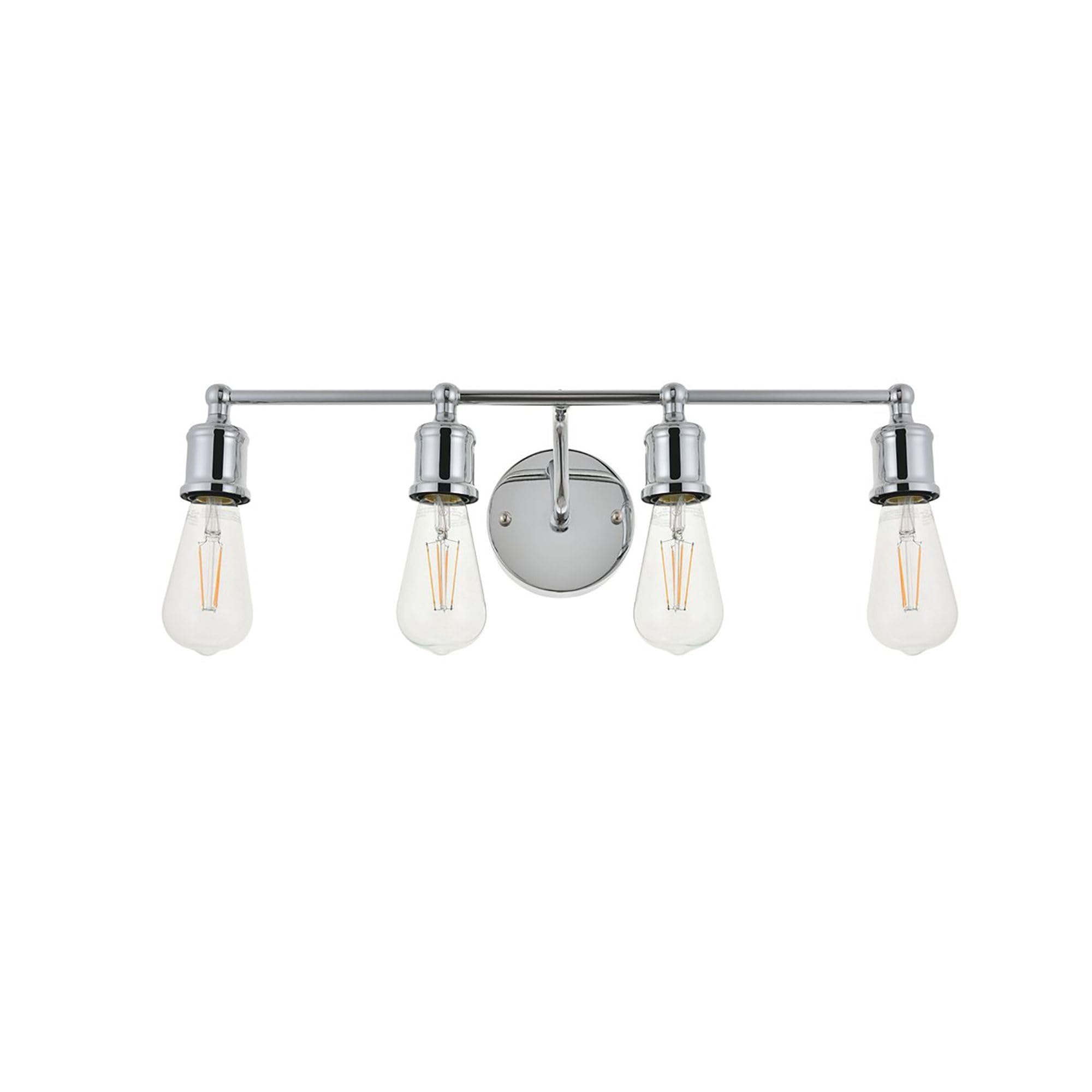 Living District Indoor Modern Home Decorative Bright Ceiling Serif 4 Light Chrome Wall Sconce