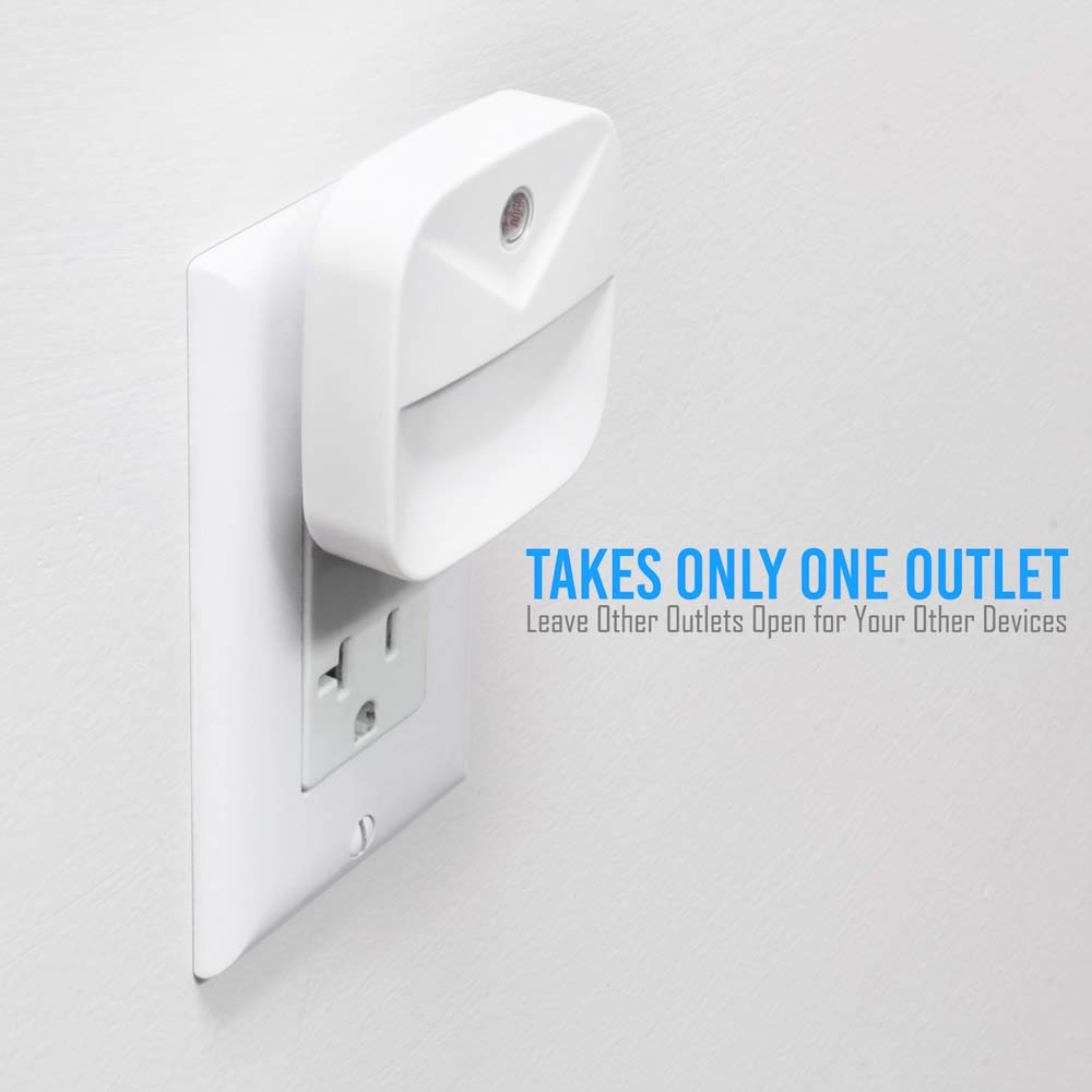 Aultra Night Light Led Night Lights Plug Into Wall - Super Smart Dusk To Dawn Sensor Activated, Automated On & Off, Used For Kit