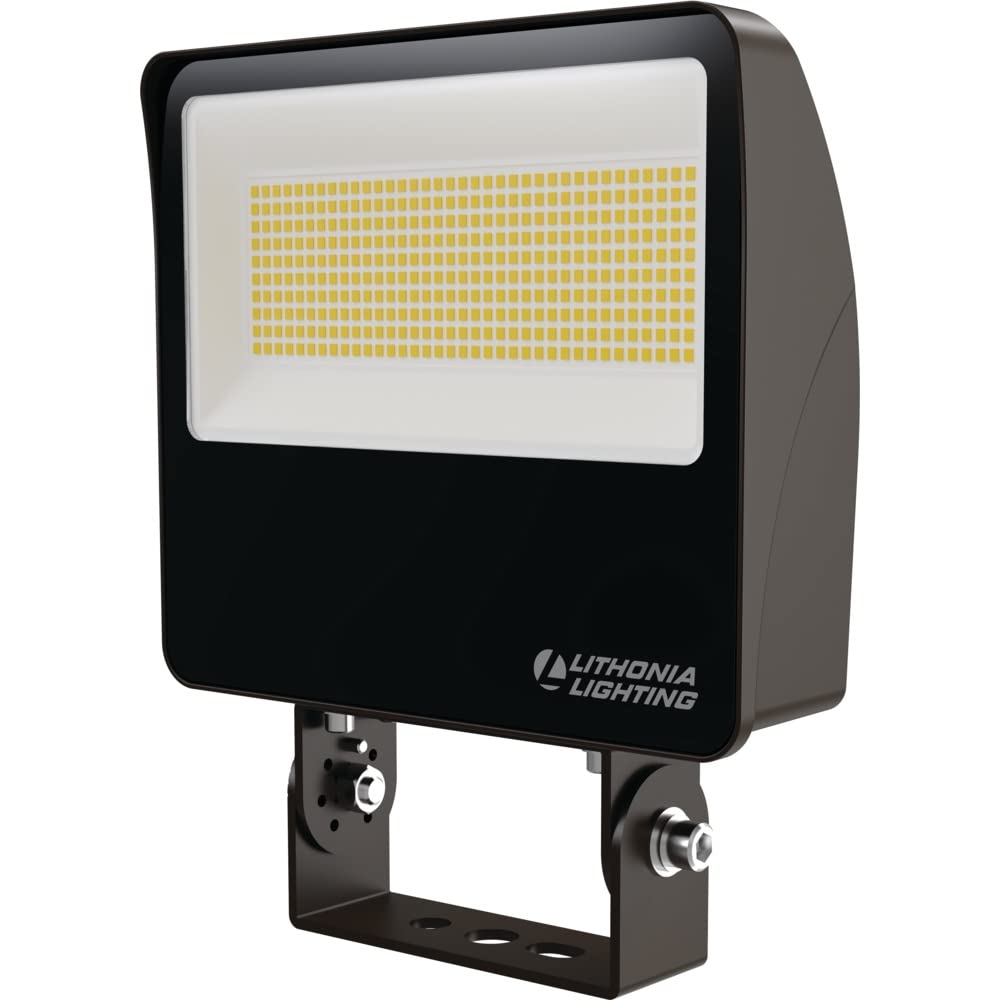 Lithonia Lighting Outdoor LED Floodlight, Adjustable Lumens, 3000K/4000K/5000K, Model ESXF3 ALO SWW2 YS DDB M2,