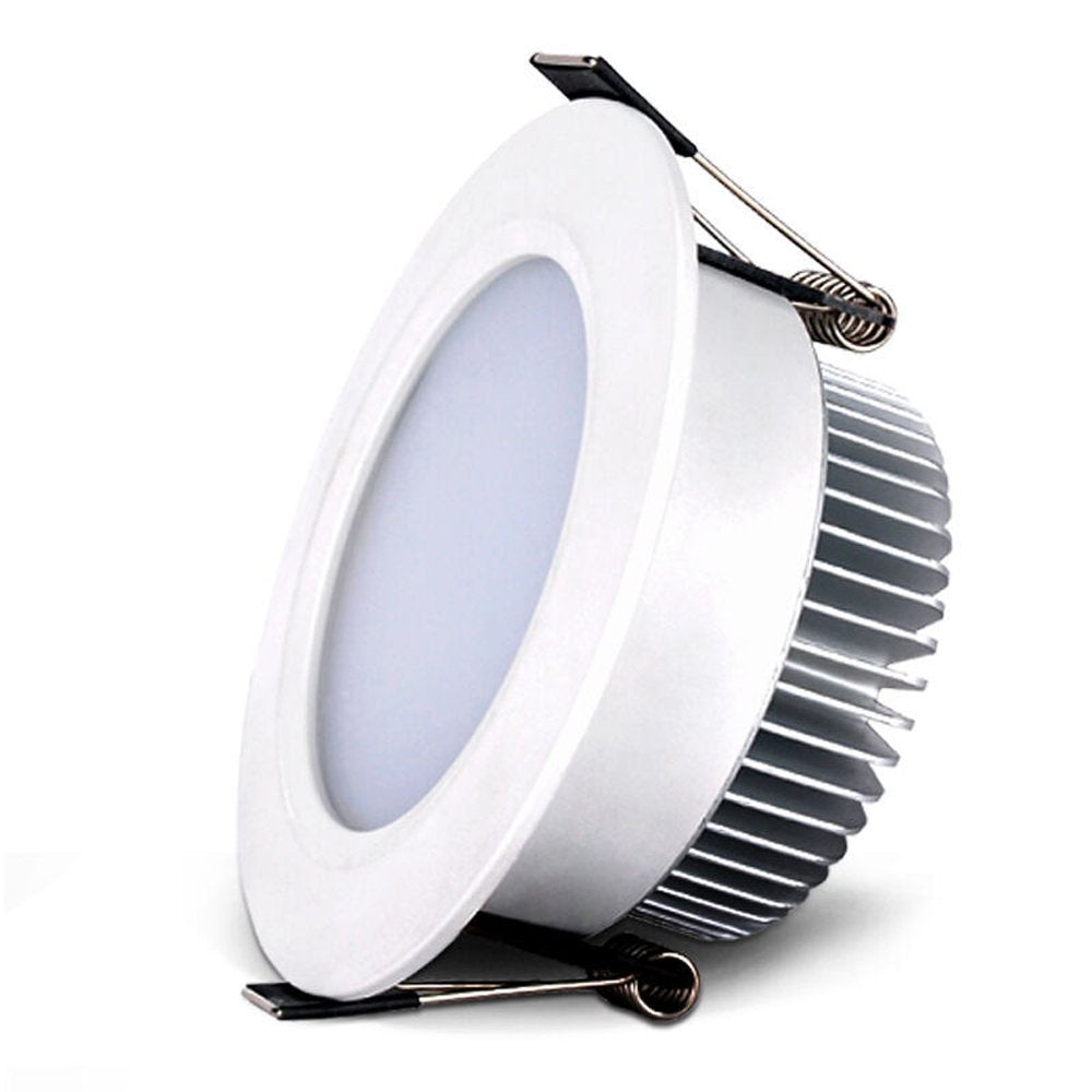 OZZKI Recessed Recessed LED Panel Light 5W Warm White Cold White Round Ceiling Downlight 4Inch Panel Light Energy Saving Anti-Gl
