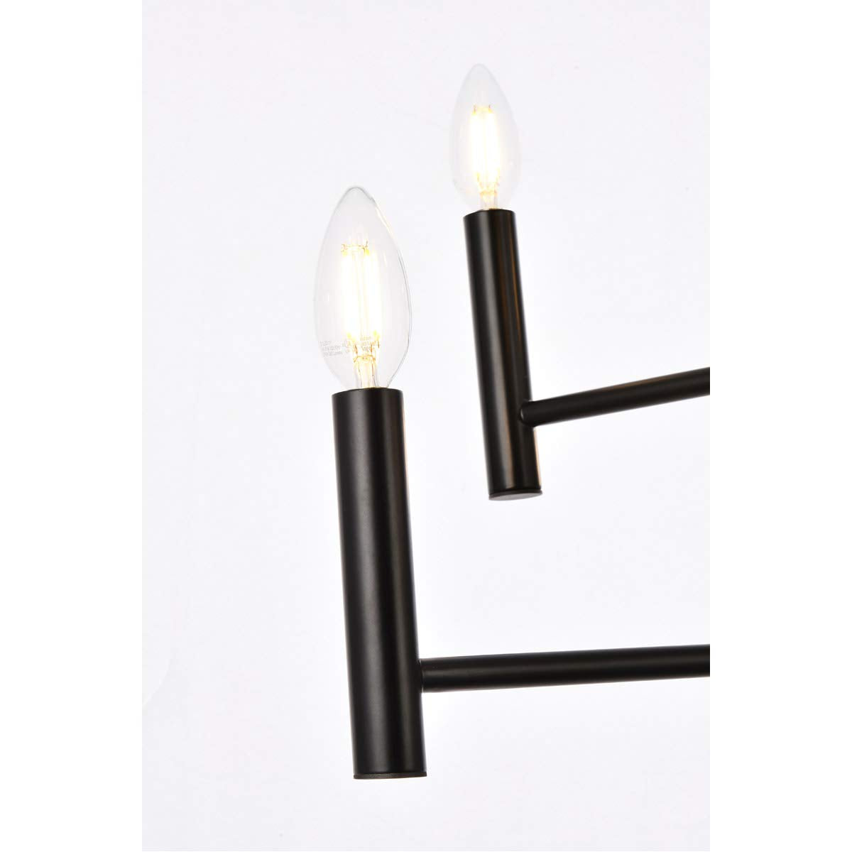 Living District Indoor Modern Home Decorative Bright Ceiling Carmella 6 Lights Pendant in Black