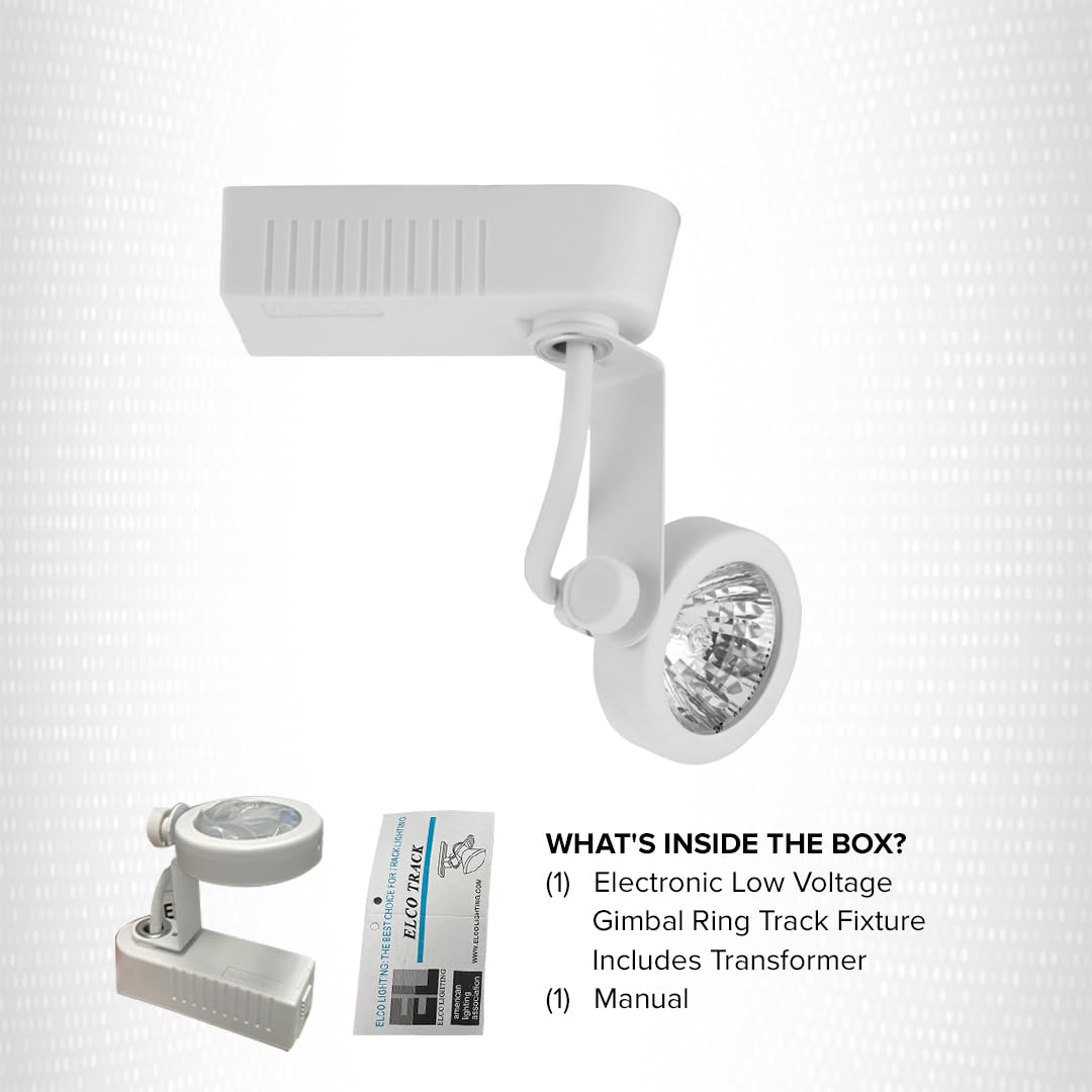 Elco Lighting Et526W Low Voltage Gimbal Ring Fixture