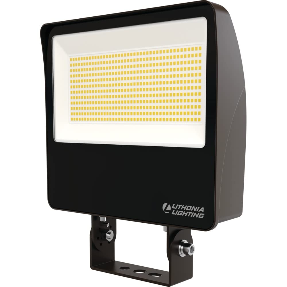 Lithonia Lighting LED Floodlight, Adjustable Lumens, 3000K/4000K/5000K, 10.54"W x 9.55"L x 3.22"H