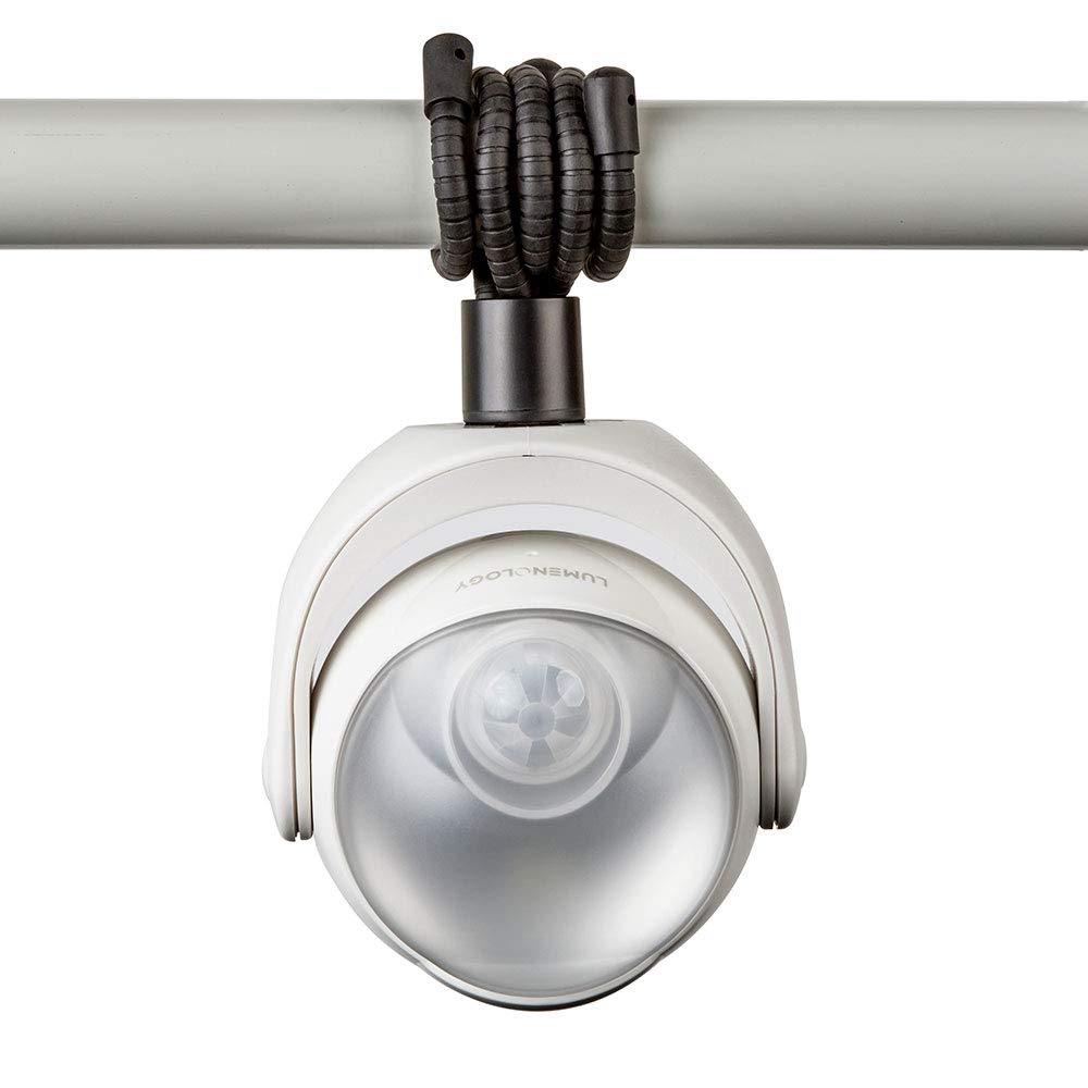 Limitless Innovations Lumenology Portable LED Motion Sensor Light 148 Lumens 13 ft Range Tripod Base Magnetic Option White Model LMLGY-SMSL-002
