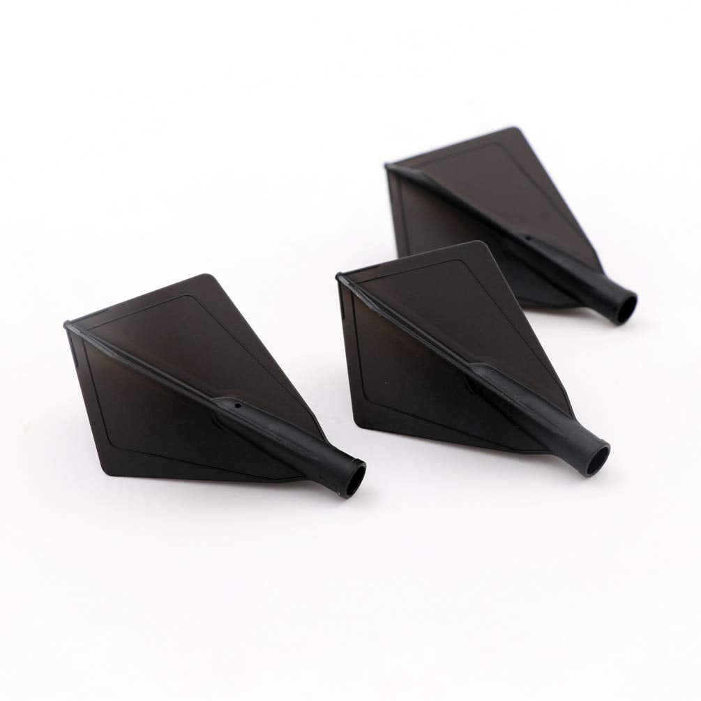 CUESOUL Transparent Dart Flights, Diamond Shape, Set of 3 pcs, CS-AK4+7ZS