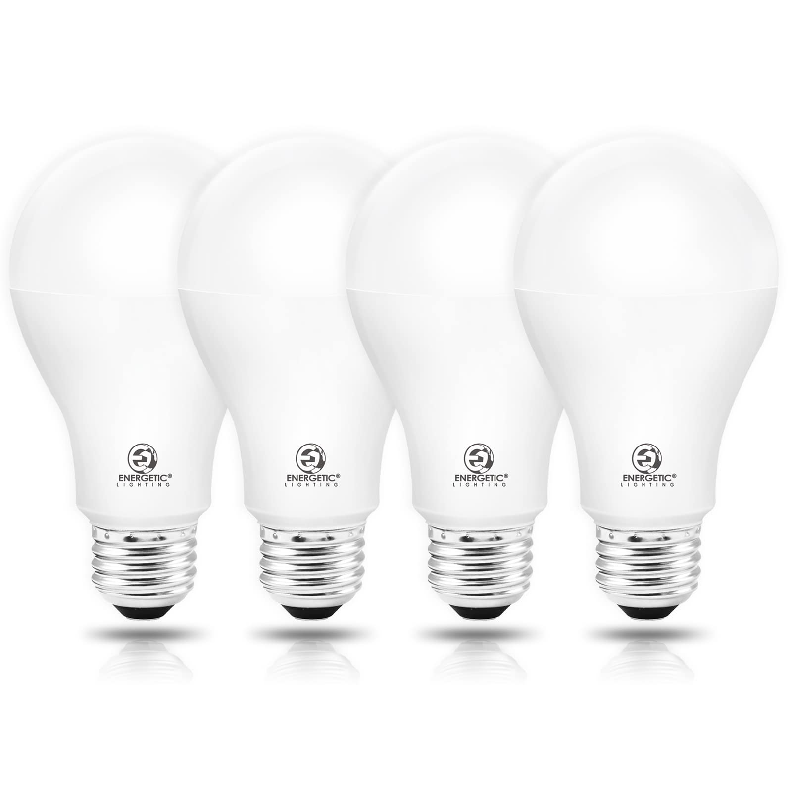 Dimmable A21 Led Bulb, 150 Watt Equivalent, Cool White 4000K, 2600Lm, Ul Listed, E26 Standard Base, Damp Rated, Super Bright Light Bulbs, 4 Pack