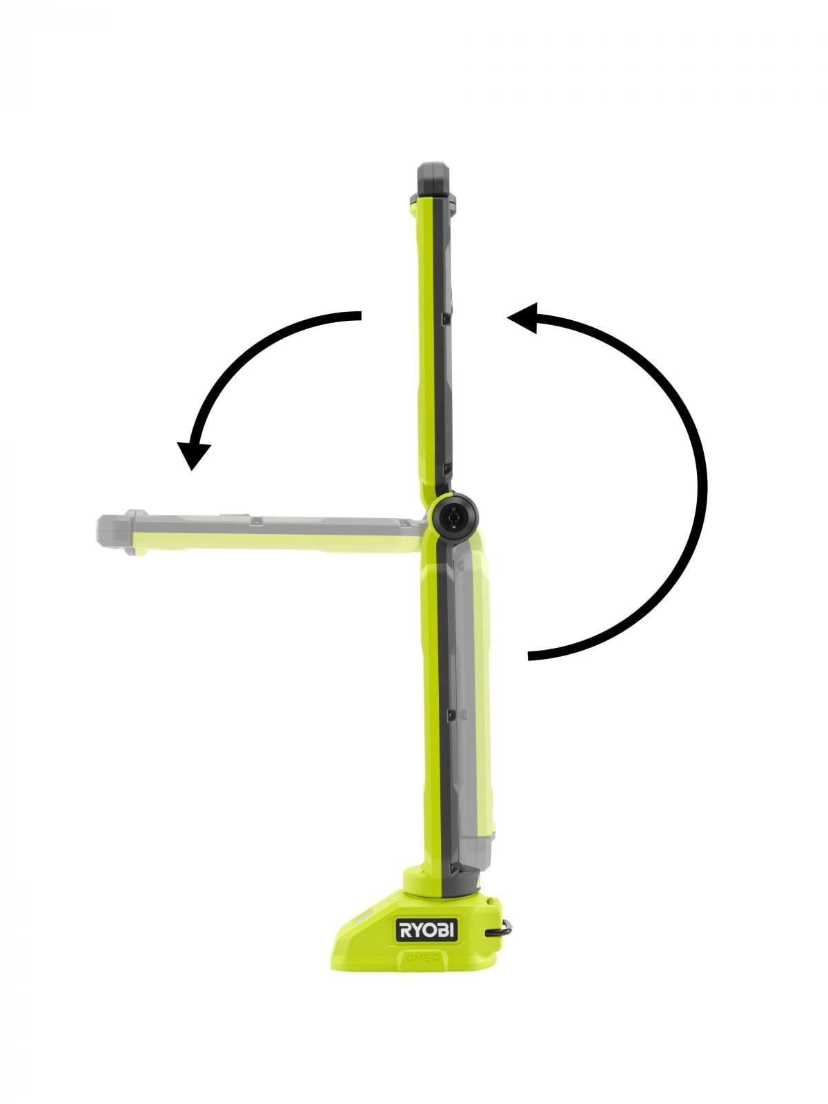 RYOBI 18V ONE+ LED Workbench Shop Light - Green, Model PCL667B, Versatile 18 Volt Flashlight for Home and Work Use