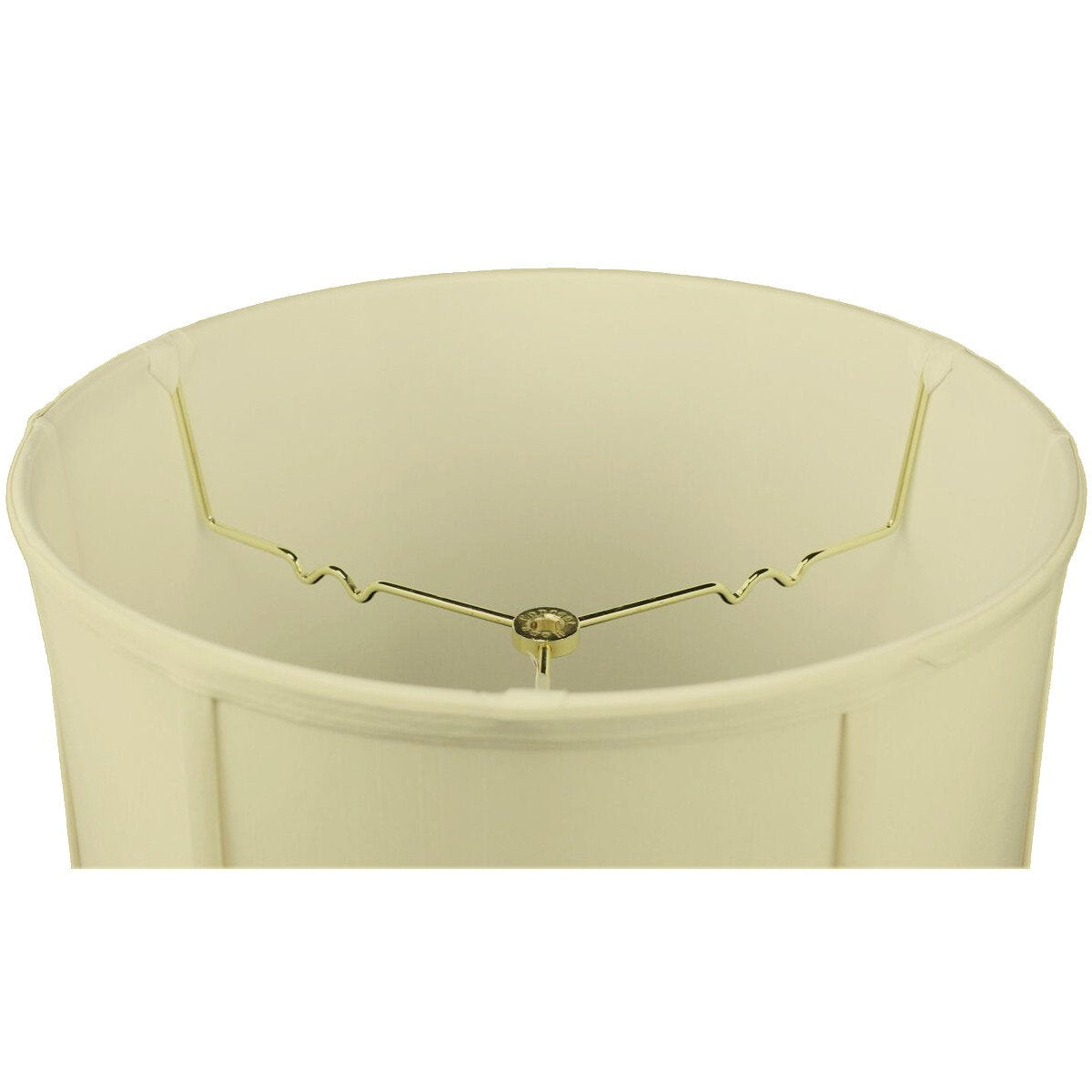 Homeconcept Prestige Tall Drum Lampshade, 14X16X17, Eggshell Silk, Model 141617Dres, Cylinder Replacement For Table Lamps