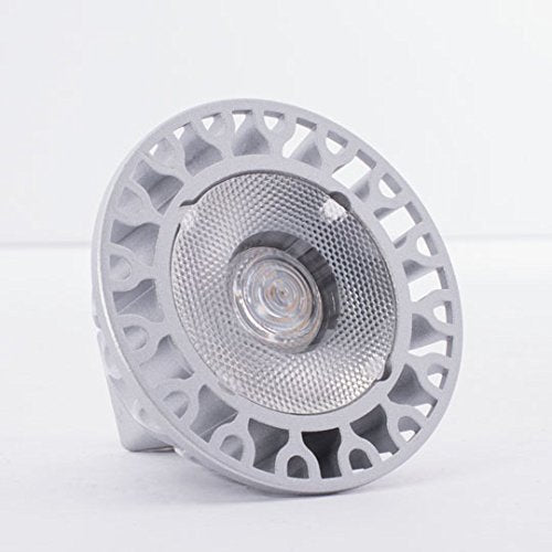 SORAA MR16 Dimmable Light Bulb, 7.5W (50W Equivalent), 3000K Soft White, Silver Finish, 1 Count, Model SM16-07-
