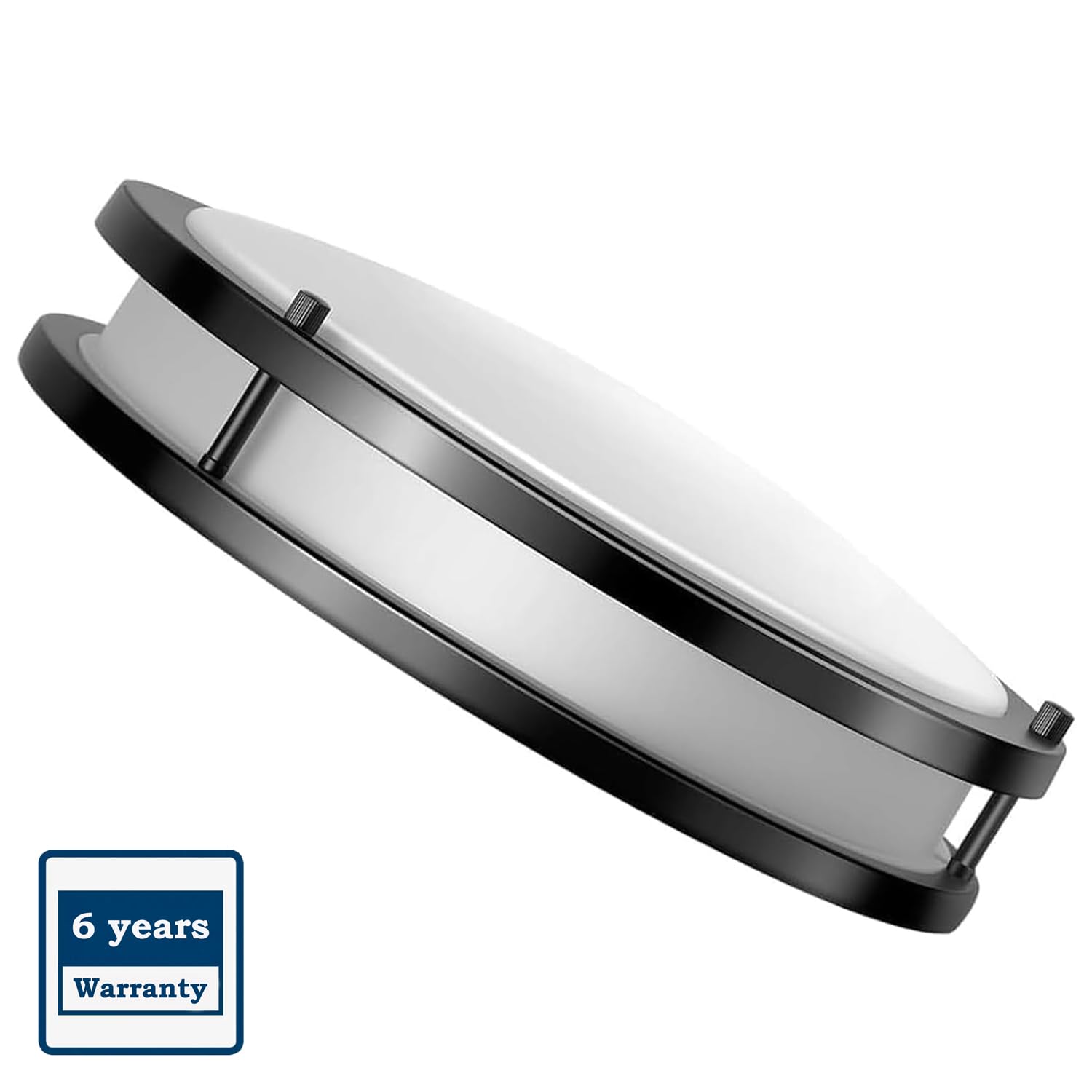 Drosbey 24W Led Ceiling Light Fixture, 10 Inch Flush Mount Ceiling Light For Bedroom, Kitchen, Bathroom, Hallway, 2200 Lumens, 5