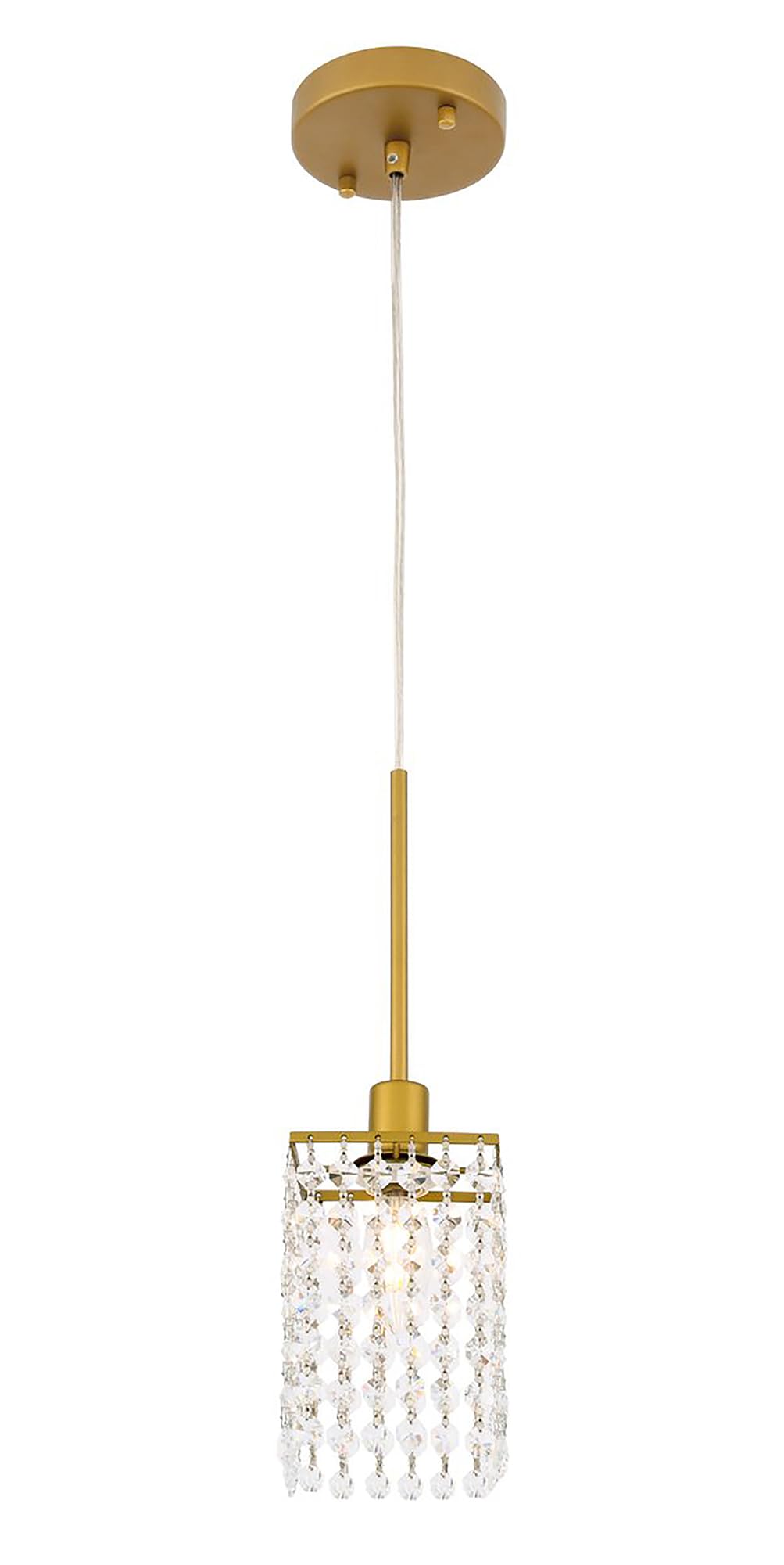 Living District Indoor Modern Home Decorative Bright Ceiling Taylor 1 Light Brass Pendant