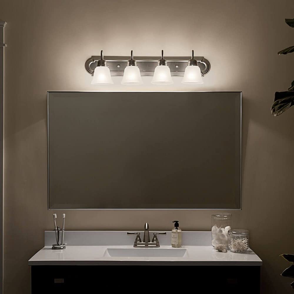 Kichler 5338Tzs Vanity, 4-Light 400 Total Watts, Tannery Bronze,12.25X7.50X4.50, 30''
