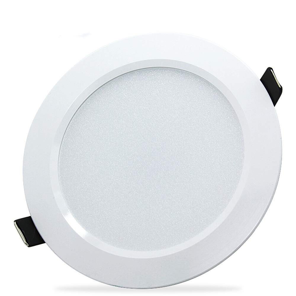 OZZKI Recessed 3W/5W Recessed Downlight Ultra Thin Slim Round Spotlights Aluminum LED COB Panel Ceiling Lights European Embedded
