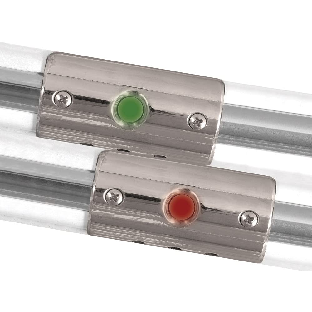 Taco Rub Rail Mounted Navigation Lights For Boats Up To 30&#39; - Port &Amp; Starboard Included