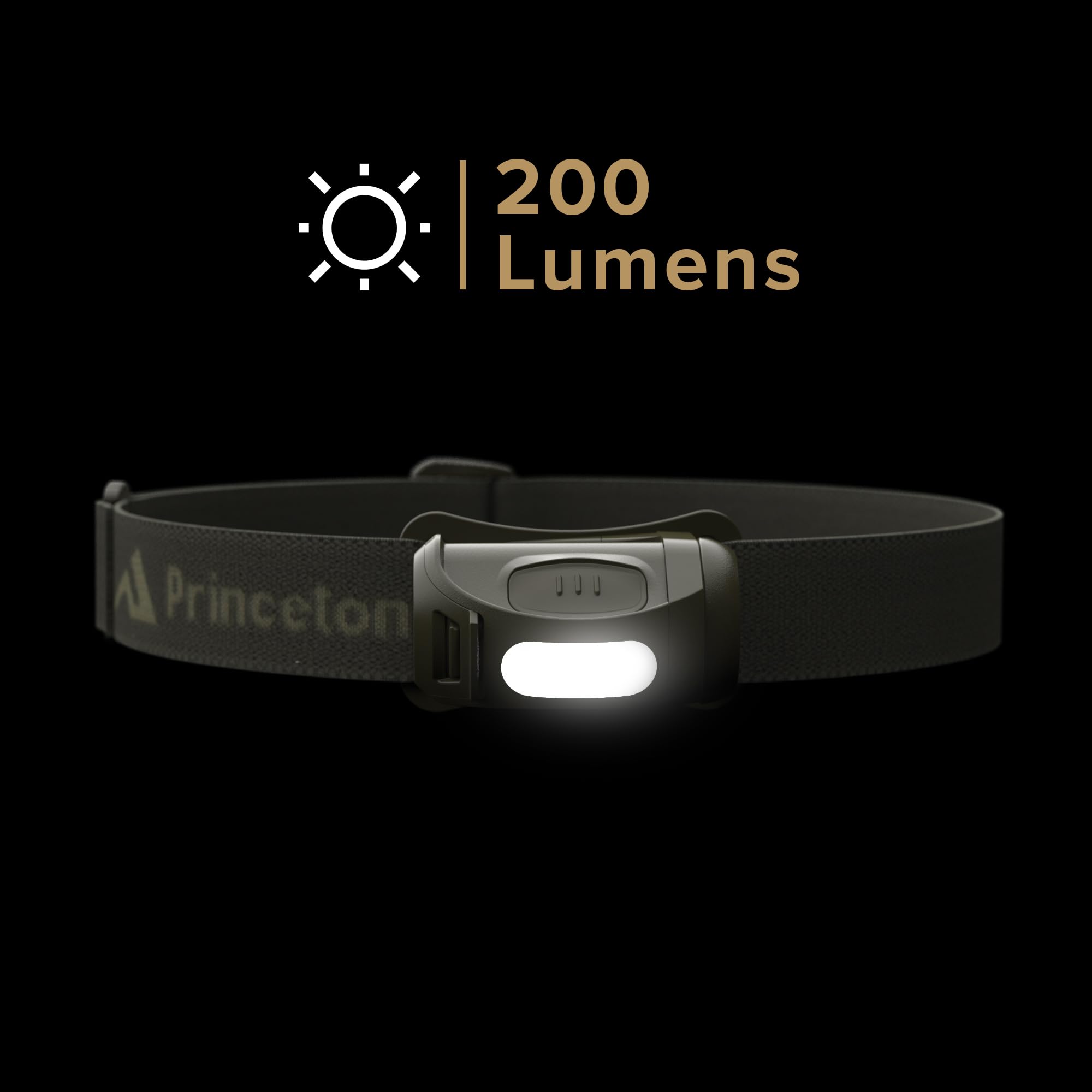 Princeton Tec Fred Headlamp 200 Lumens Dimmable Ultrabright White Led, Ipx4 Water Resistance And 41 Hour Burn Time, Perfect For