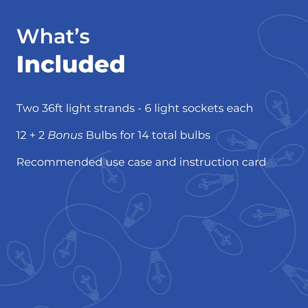 Blinkies - Soft White Blinking Christmas Lights - Non-Programmed And Relaxing Blinking Lights, 36 Foot Strands, 2 Per Package 12