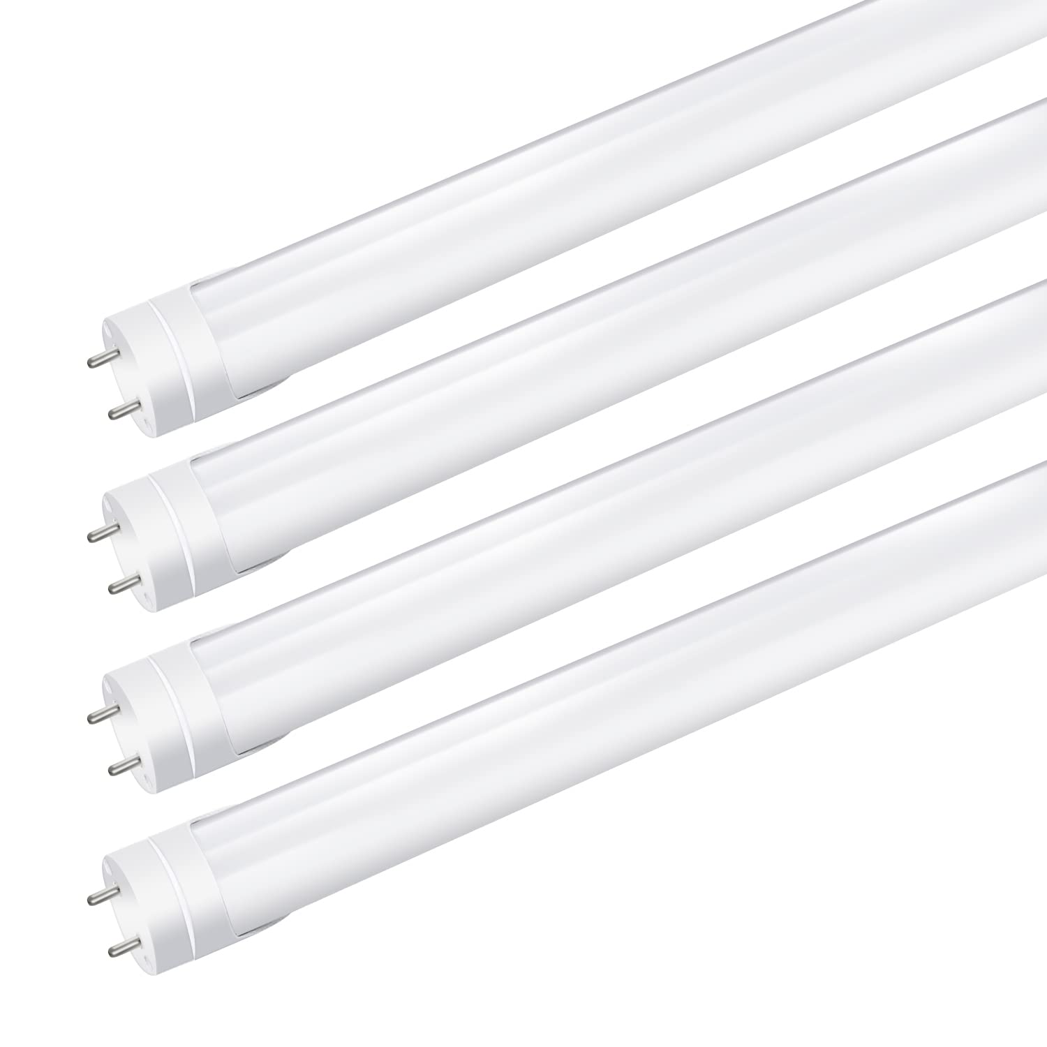 Lightingwill Led T8 Light Tube 3Ft, Warm White 3000K-3500K, Dual-End Powered Ballast Bypass, 2000Lumens 15W (32W Fluorescent Equ