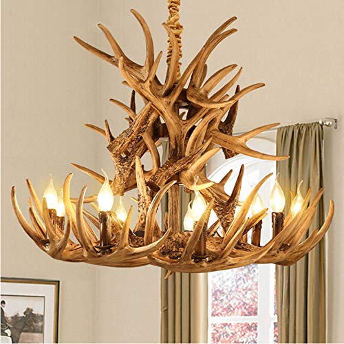 Lvwit Flame Tip Led Filament Bulb Candelabra E26 Base Dimmable 4.5W (60W Equivalent) B11 Chandelier Candle Light Bulb