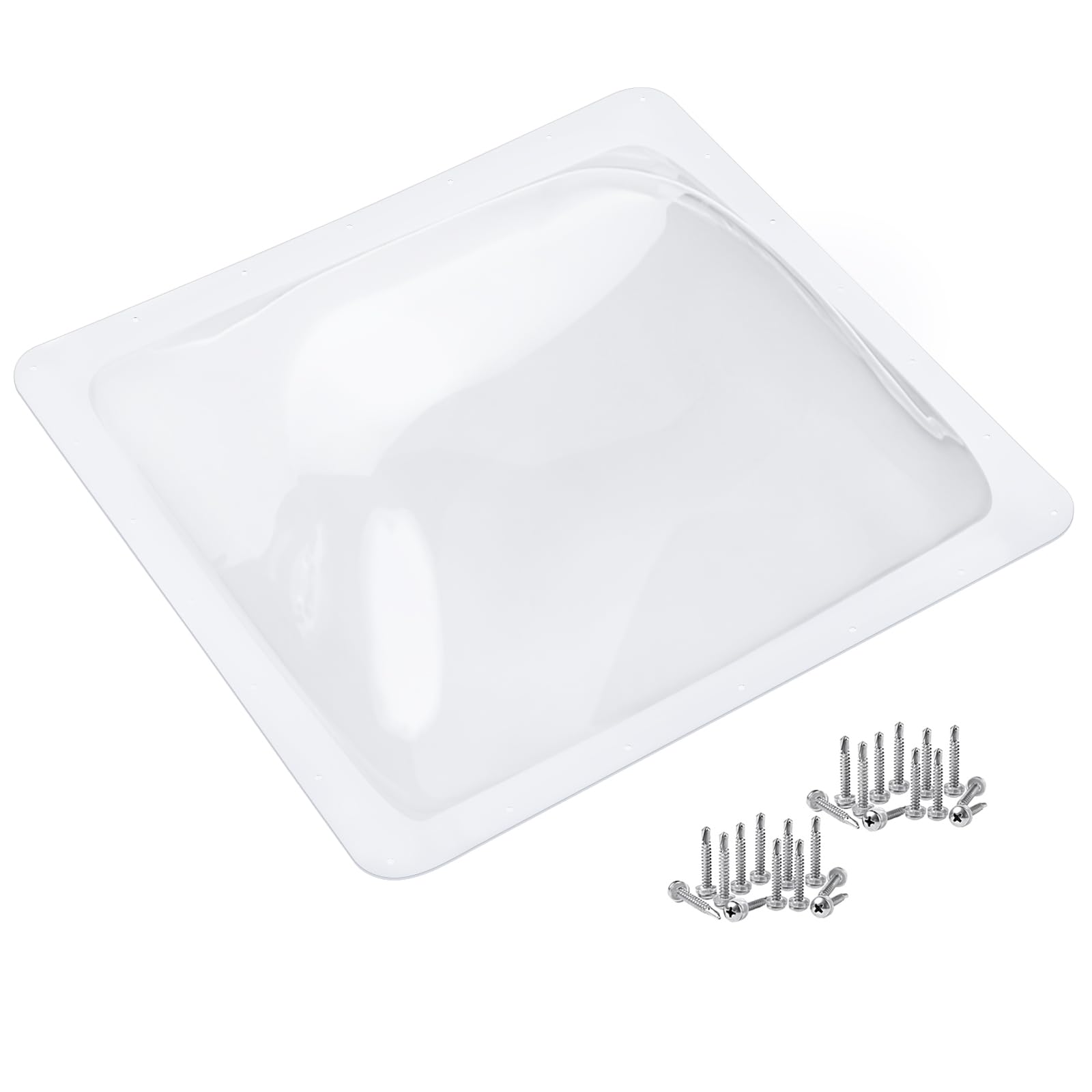 Xmk 26'' X 26'' Rv Skylight Replacement Outer Dome Fits 22'' X 22'' Rv Skylight Shower Roof Cover Dome Openings For Camper Trail
