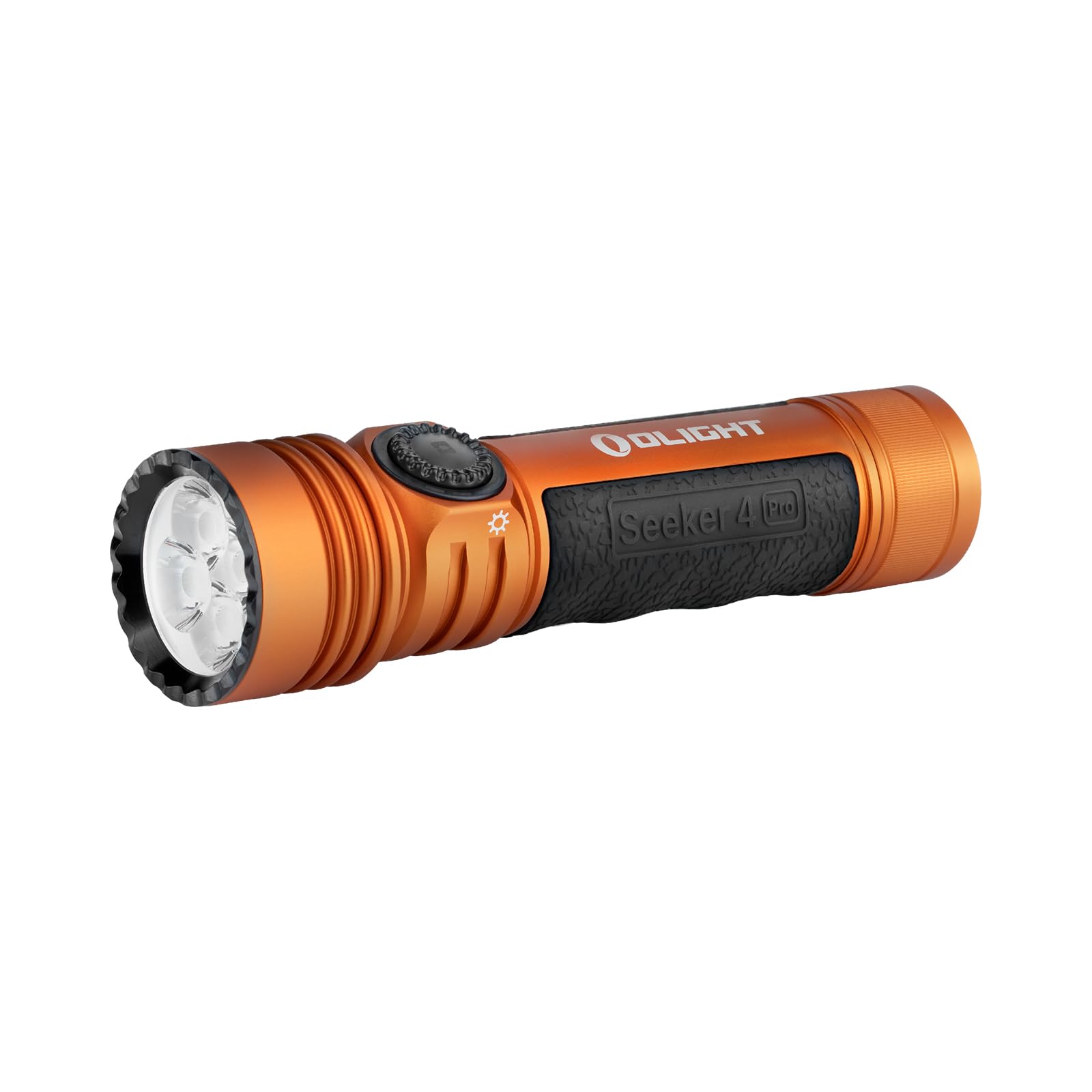 OLIGHT Seeker 4 Pro Flashlight, 4600 Lumens, USB C Holster, Waterproof IPX8, Orange