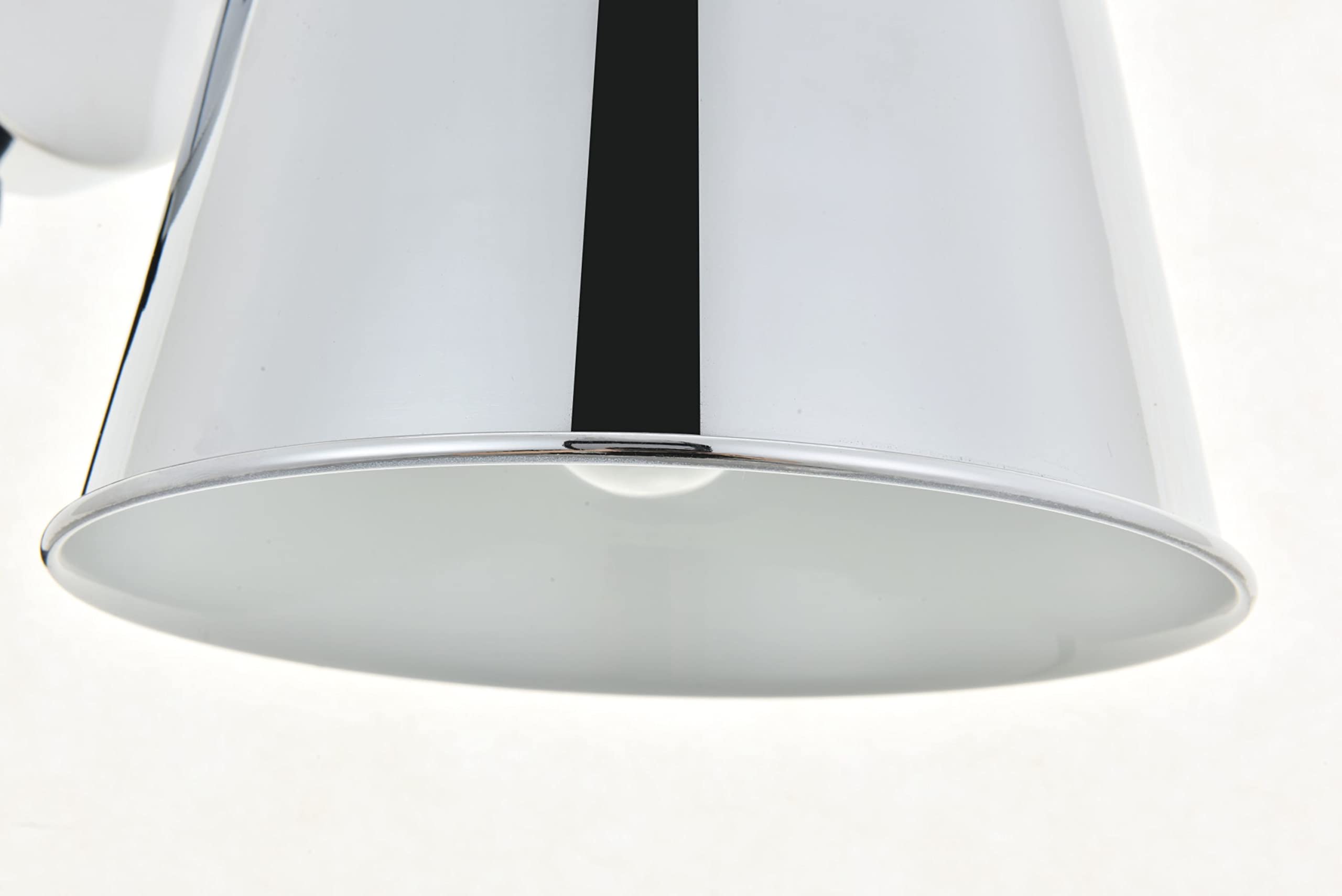 Living District 1-Light Mid-Century Metal Wall Sconce - Black Finish, Modern Design