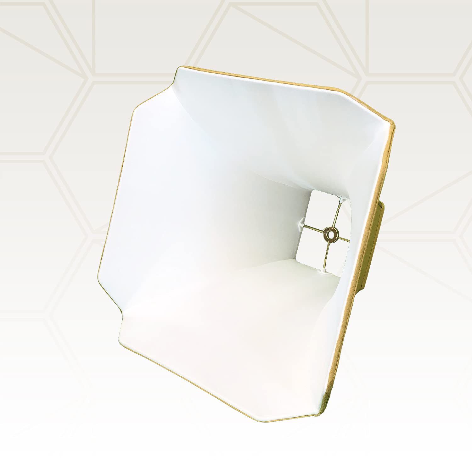 Royal Designs Pagoda Basic Lamp Shade, Antique Gold, 7 X 18 X 15.5